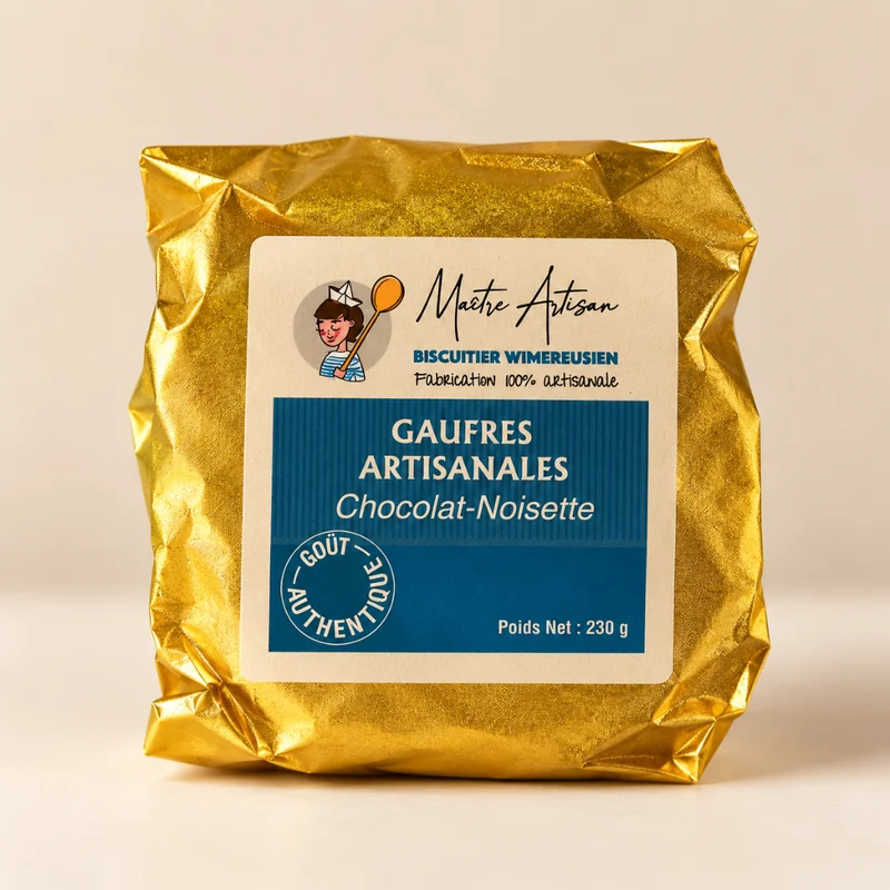 5 Gaufres Fourrage Chocolat Noisettes | 230g