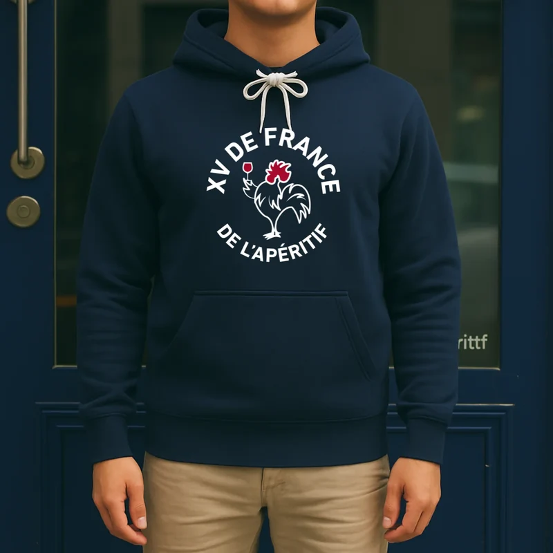 Sweat à capuche - XV de France de l'Apéritif