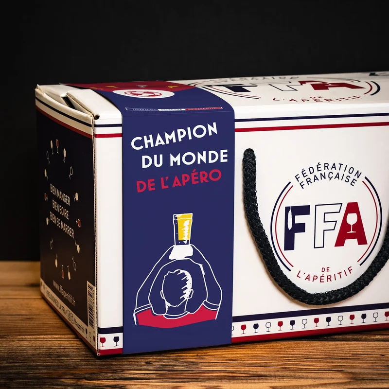Coffret apéro Champion du Monde de l’Apéro