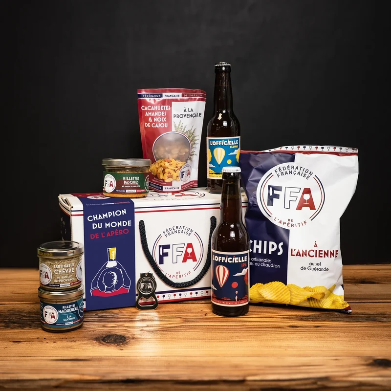 Coffret apéro Champion du Monde de l’Apéro
