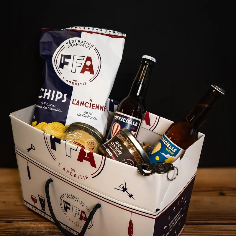 Coffret apéro L’apéro c’est comme le vélo, ça s’oublie pas