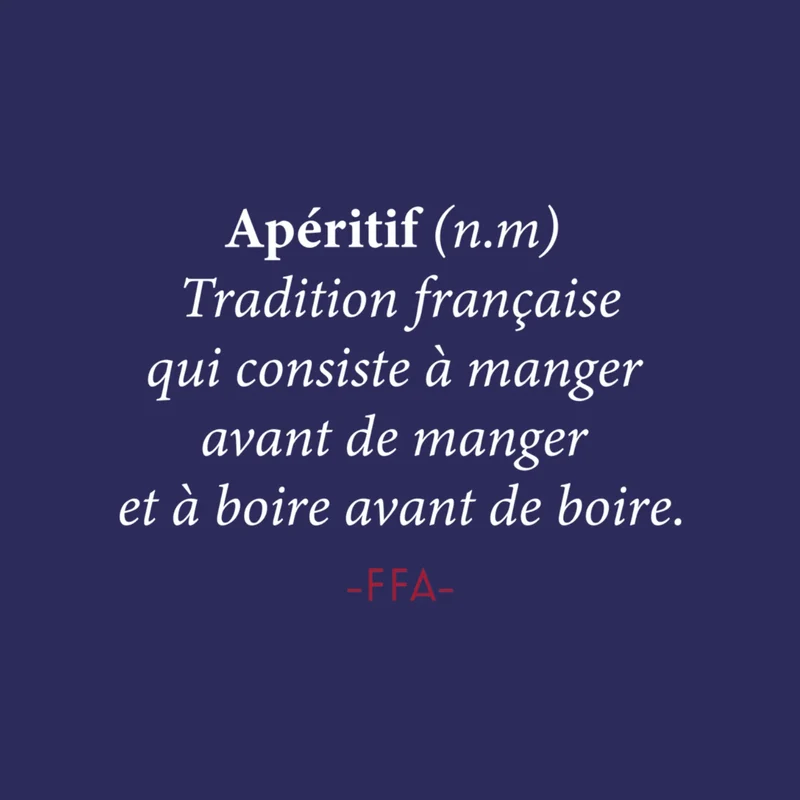 T-Shirt - Définition de l'Apéritif